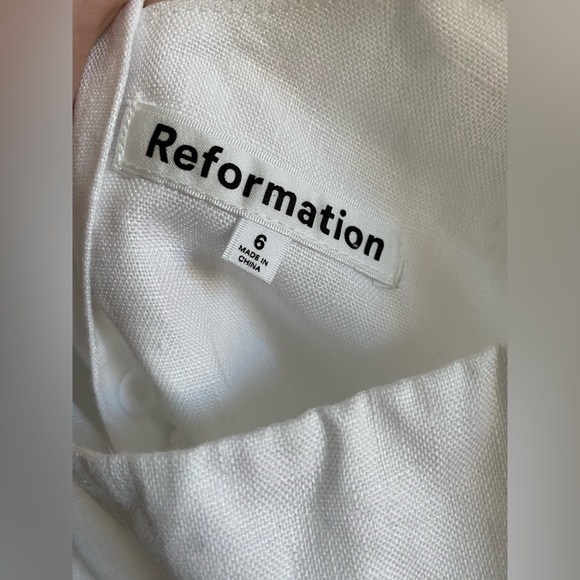 Reformation Bucatini Linen Midi Dress - Picture 10 of 15